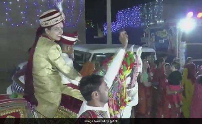 Rajasthan Bride, An IIT Graduate, Rides A Horse To Make A Point