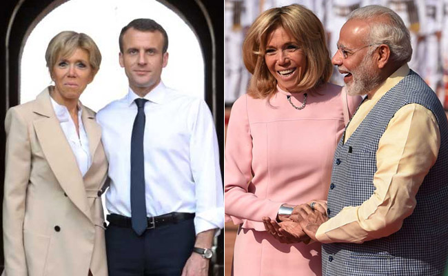 Brigitte Macron Brings A Bit Of French Chic To India