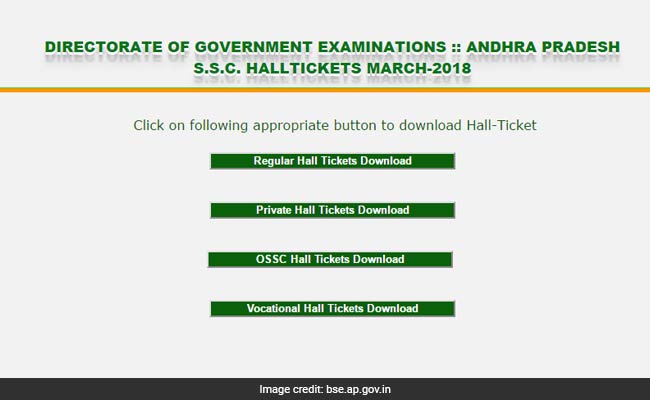 BSEAP SSC Or Class 10 Board Exam Hall Tickets 2018 Released @ Bse.ap.gov.in; Download Now