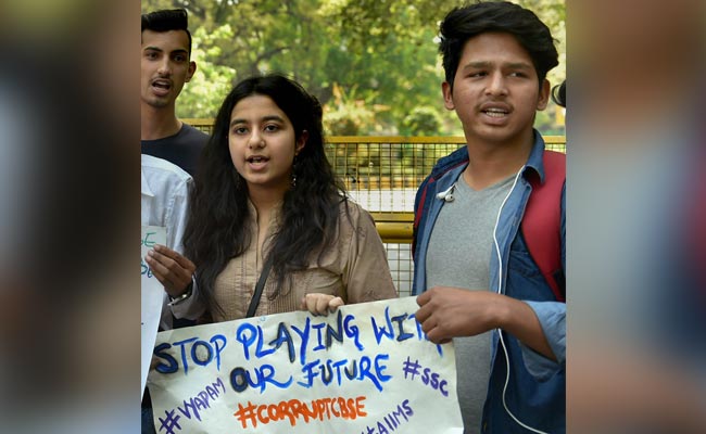 CBSE Board Paper Leak Highlights: Students In Delhi Protest Against Decision To Hold Re-Examination