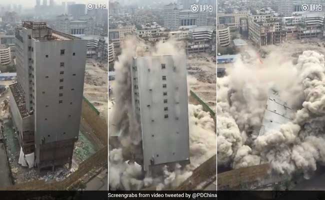 It Took Just 10 Seconds To Demolish This 15-Floor Building. Watch