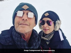 Chunky Panday And Wife Bhavana Share Pics From Finland Holiday. Missing - Ananya