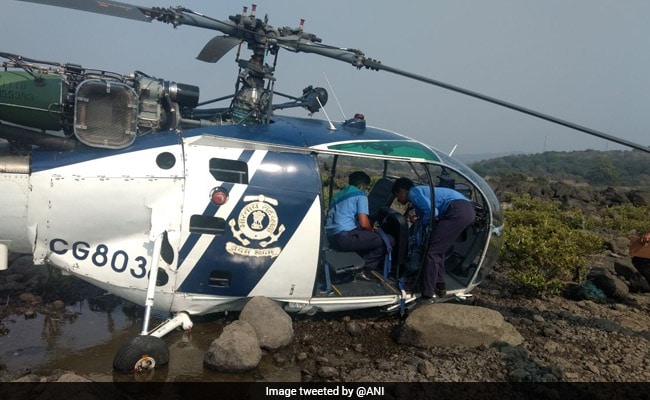 Coast Guard Chopper Crashes In Maharashtra's Raigad District, Crew Safe