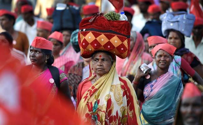 farmers march mumbai