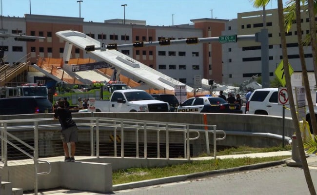 Factbox: How The Collapsed Florida Bridge Was Erected In Six Hours