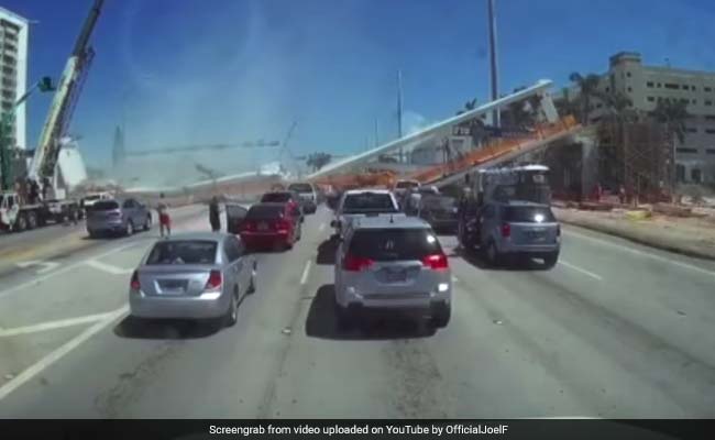 Watch: Dashcam Video Of Florida Bridge Collapse That Crushed 6