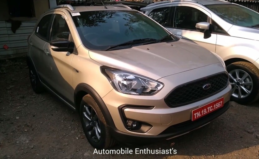 The Ford Freestyle in the images is the top-spec Titanium variant with LED lights and touchscreen display