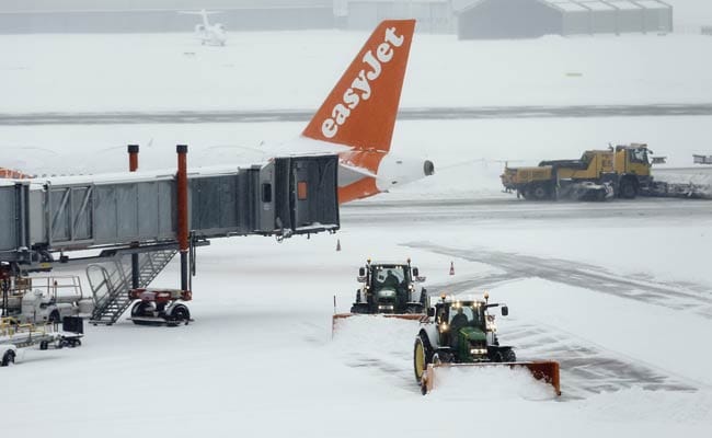 Geneva Airport Reopens After Icy 'Beast From The East'
