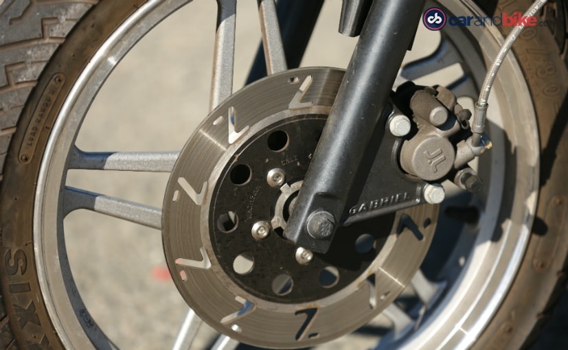 genze electric scooter front disc brake details