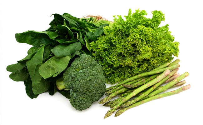 green leafy vegetables