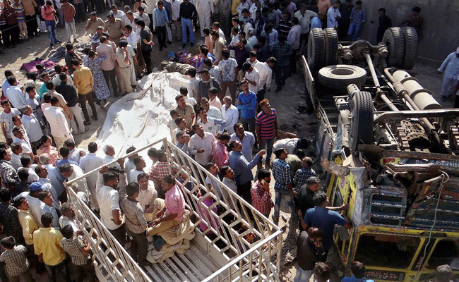 At Least 30 Of Wedding Party Dead After Truck Falls Off Bridge In Gujarat