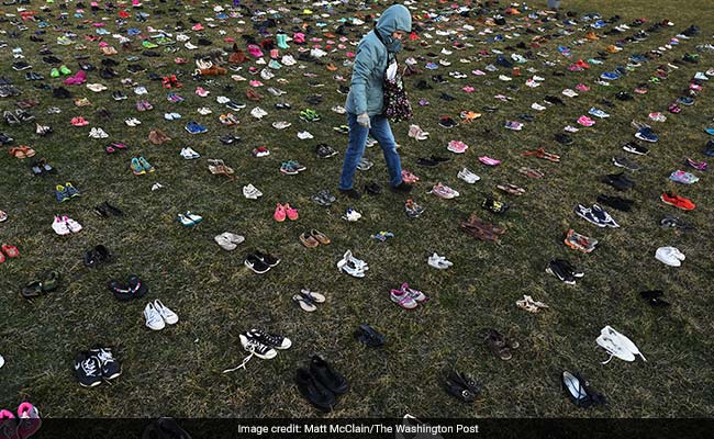 'These Should Be Kids': 7,000 Pairs Of Shoes On Capitol Lawn Show Toll Of Gun Violence