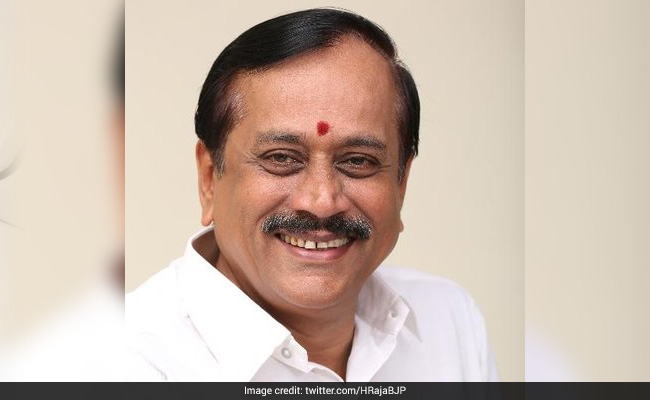 "Spoke In Fit Of Rage": BJP Leader H Raja Apologises To Madras High Court
