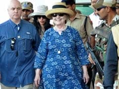 Hillary Clinton Fractures Hand On India Trip