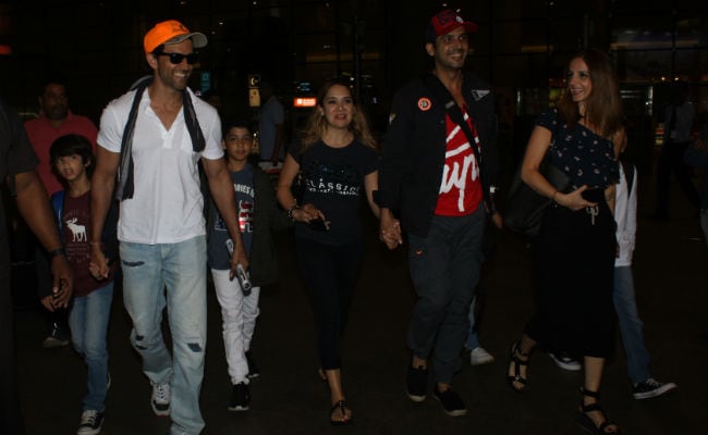 Guess Who Wasn't In Sussanne Khan's Holiday Pics But Was At Airport? Hrithik Roshan