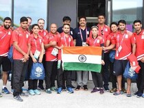 Indian Contingent Arrives At Gold Coast For Commonwealth Games