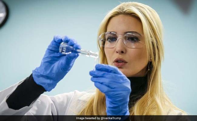 Ivanka Trump 'Pretends' To Be A Scientist. Twitter Turns Her Pic Into A Meme