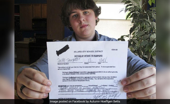 A Student Was Suspended After Staying In Class And Not Walking Out. Here's What Actually Happened