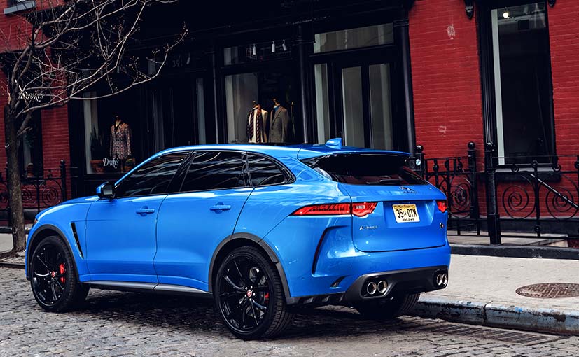 jaguar f pace svr rear