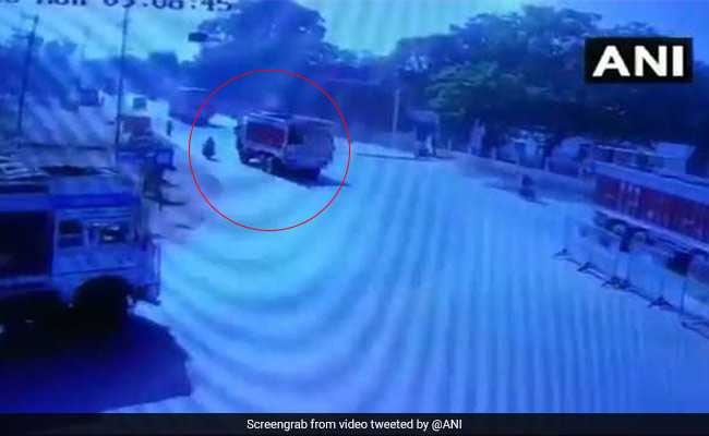 CCTV Catches Moment When Journalist Who Took On Sand Mafia Is Run Over