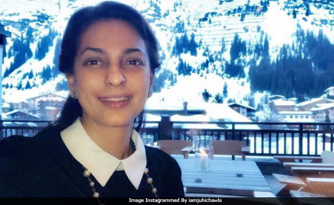 Juhi Chawla Thinks Snow In March Is 'Strange.' We Think It Looks Lovely