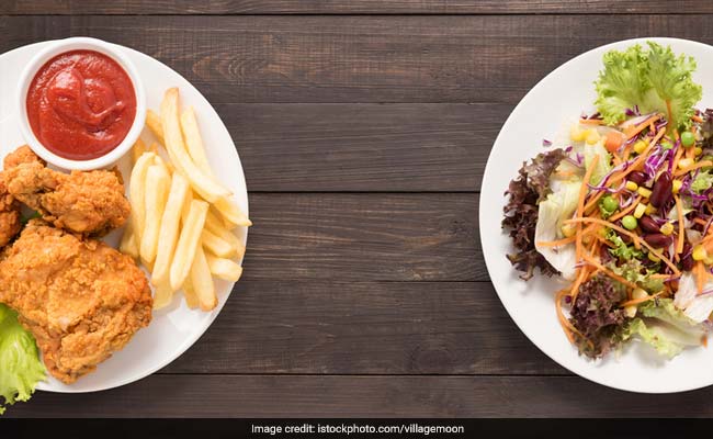junk food vs health food