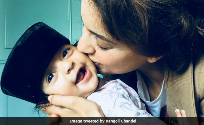 Viral: Kangana Ranaut Kisses Nephew Prithvi Raj In Adorable Pic