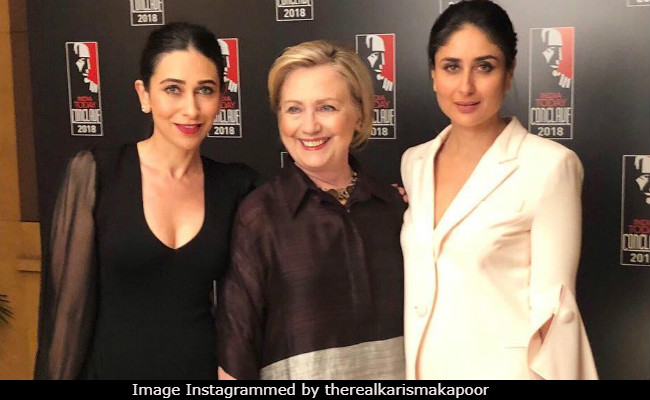Hillary Clinton, Karisma And Kareena Kapoor Make The Case For Black, White And Silver