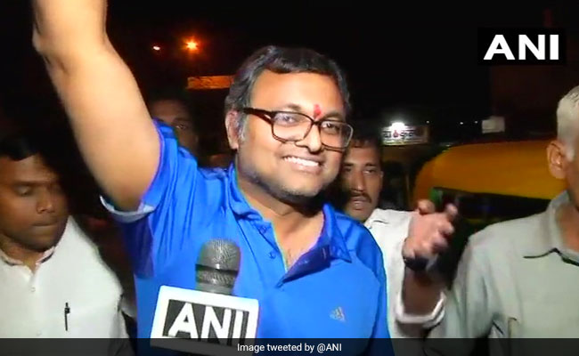 'Vanakam, I'm Back': Karti Chidambaram After 23 Days In Jail