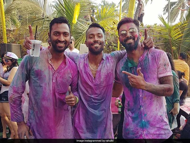 KL Rahul Celebrates 'Holi 2018' With Hardik Pandya and Krunal Pandya. See Pic
