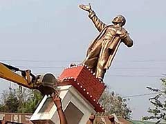 Where Tripura Lenin Statue Stood, Theories On Vandalism Also Pulled Down