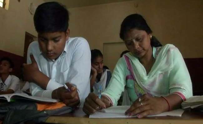 After Gap Of 29 Years, Woman Sits For Class 10 Exams - With Her Son