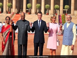 Macron In India Highlights: French President Welcomed At Rashtrapati Bhavan Macron In India Highlights: French President Welcomed At Rashtrapati Bhavan