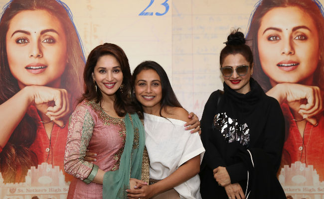 Rani Mukerji's <i>Hichki</i>: Rekha, Madhuri Dixit And Others Break Down After Watching Film