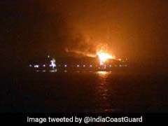 Maersk Ship With 13 Indians On Board Catches Fire Near Lakshadweep Island