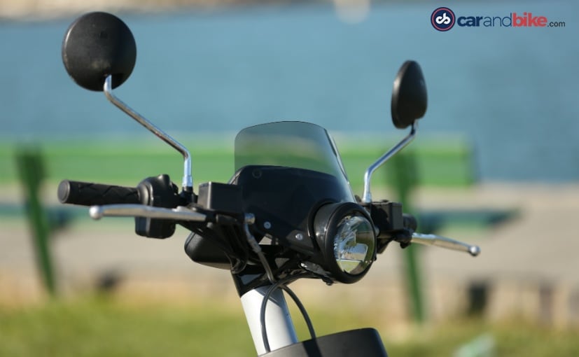 mahindra genze electric scooter front headlamp