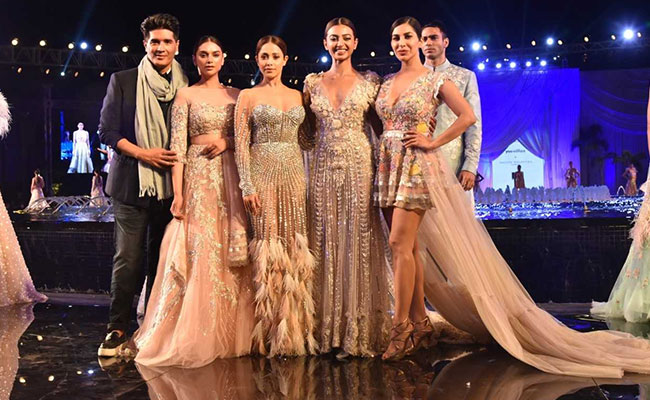 Radhika Apte, Aditi Rao Hydari, Nushrat Bharucha Model New Manish Malhotra Collection