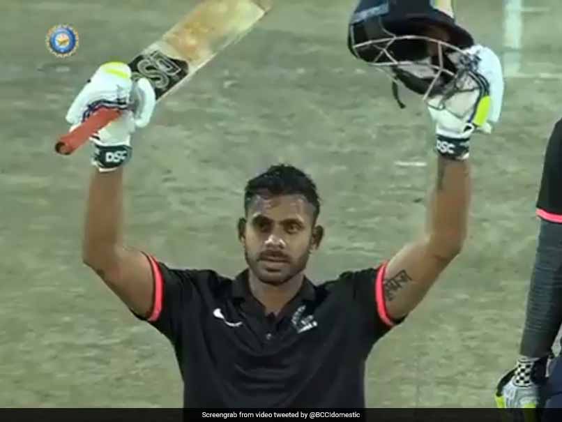 Deodhar Trophy: Manoj Tiwarys Century In Vain As Karnataka Edge Out India B