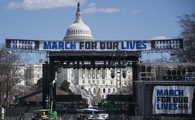 Students In US To Lead "March For Our Lives", The Largest Anti-Gun Protest In A Generation