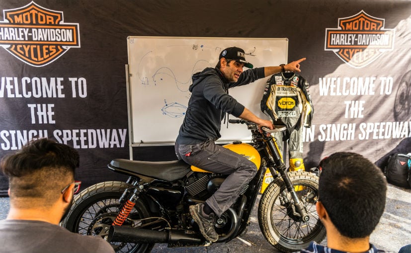 marco belli led the flat track experience