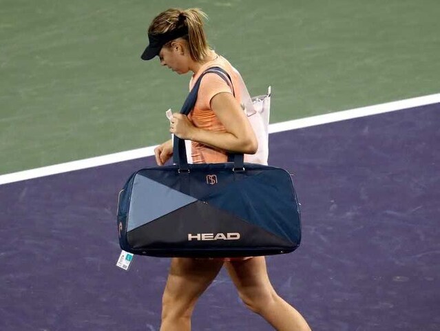 Maria Sharapova Crashes Out Of Indian Wells