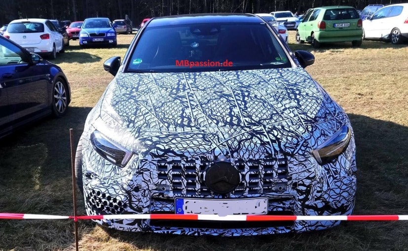 mercedes amg a 45 spied