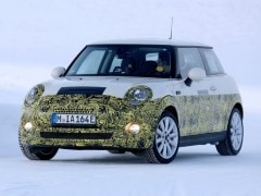 MINI Electric Spotted Testing On Snowy Terrain