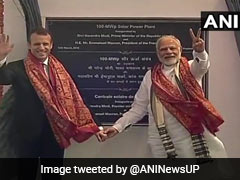 PM Modi, French President Macron Inaugurate UP's Biggest Solar Power Plant
