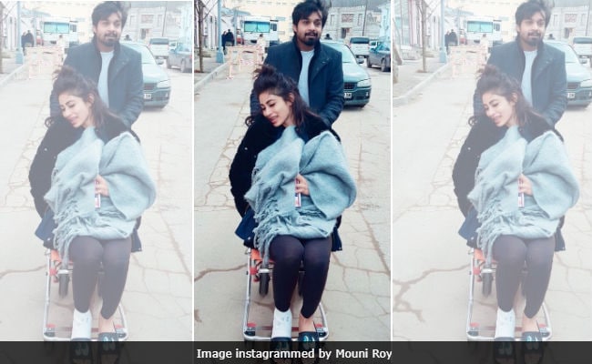 Mouni Roy's Pic Of Herself In Wheelchair Prompts Concerned Comments