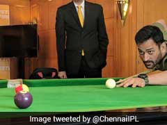 Ahead Of IPL, MS Dhoni Tries His Hand At A Different Ball Game - See Pic