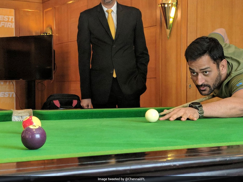Ahead Of IPL, MS Dhoni Tries His Hand At A Different Ball Game - See Pic