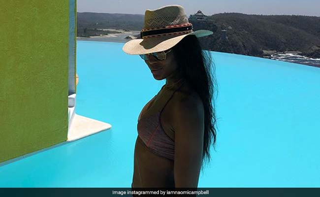 Naomi Campbell Is On Holiday In A Secret Spot. Could It Be Paradise?