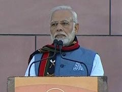 PM Modi Pauses Northeast Victory Speech In Delhi For <i>Azaan</i>