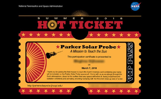 nasaparker solar probe name